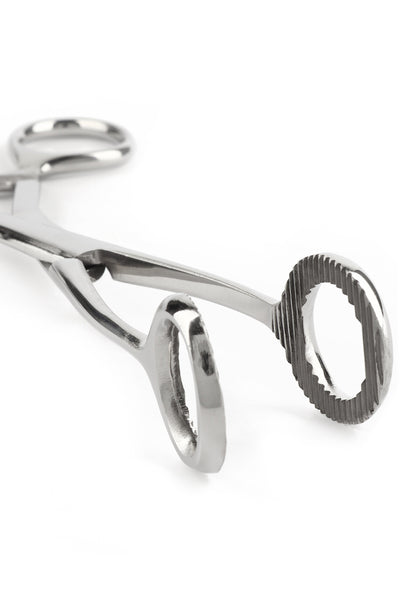 Mr. Steel Cube Tongs O Shape SILVER - 1