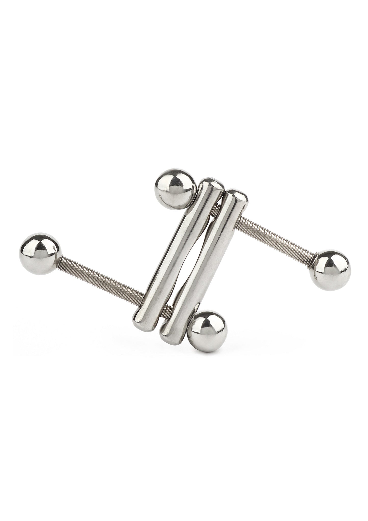Mr. Steel Turning Point Nipple Clamps SILVER - 0