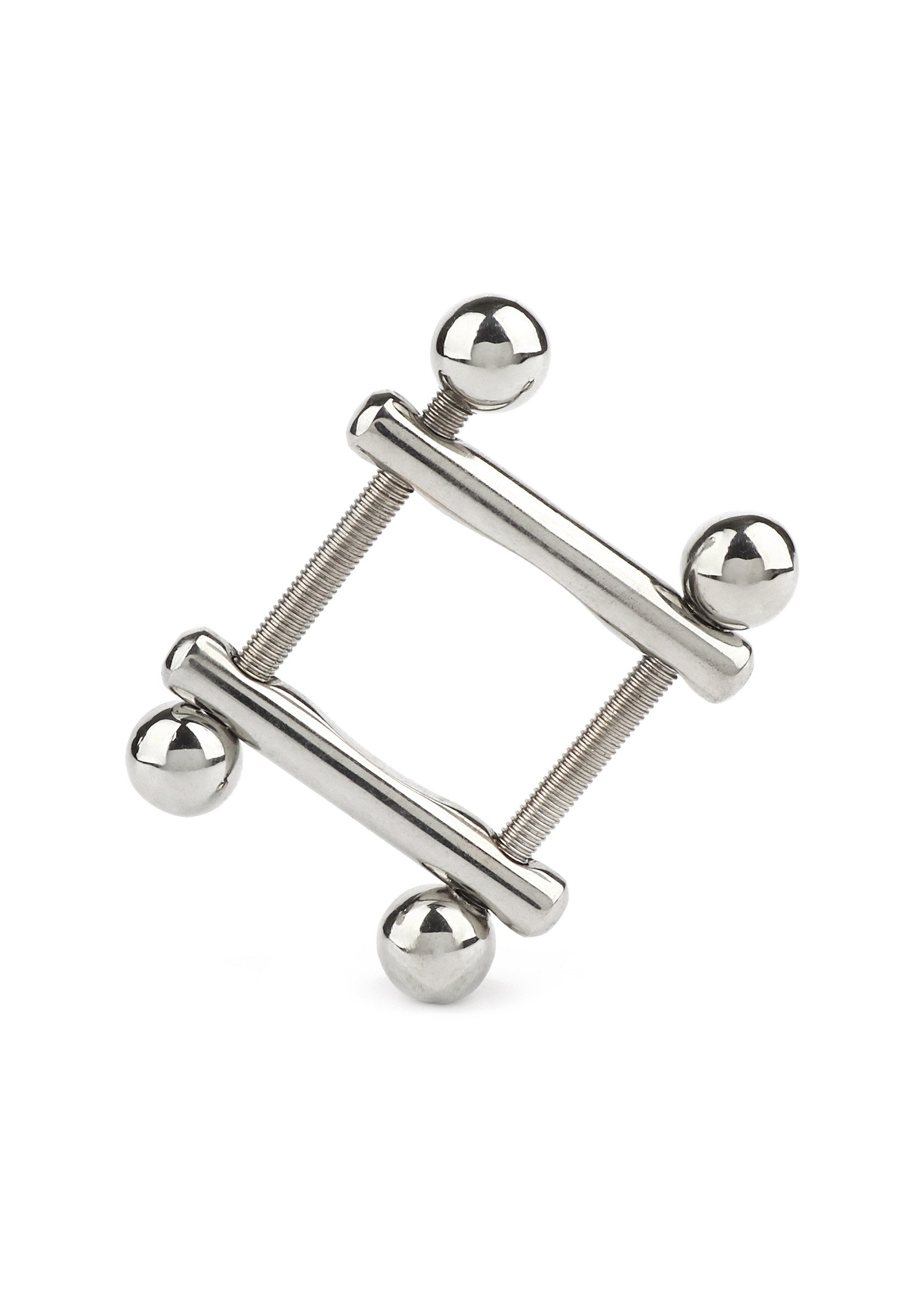 Mr. Steel Turning Point Nipple Clamps SILVER - 2