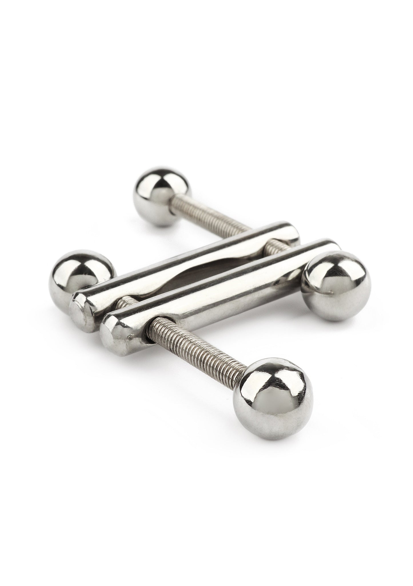 Mr. Steel Turning Point Nipple Clamps SILVER - 6