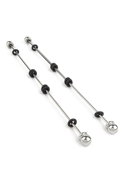 Mr. Steel Nipple Sticks with Ball 20cm SILVER - 0