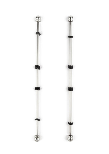 Nipple Sticks with Ball 20cm SILVER - 3