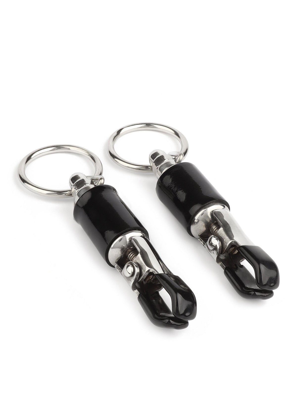 Barrel Tit Clamps With Ring SILVER - 0