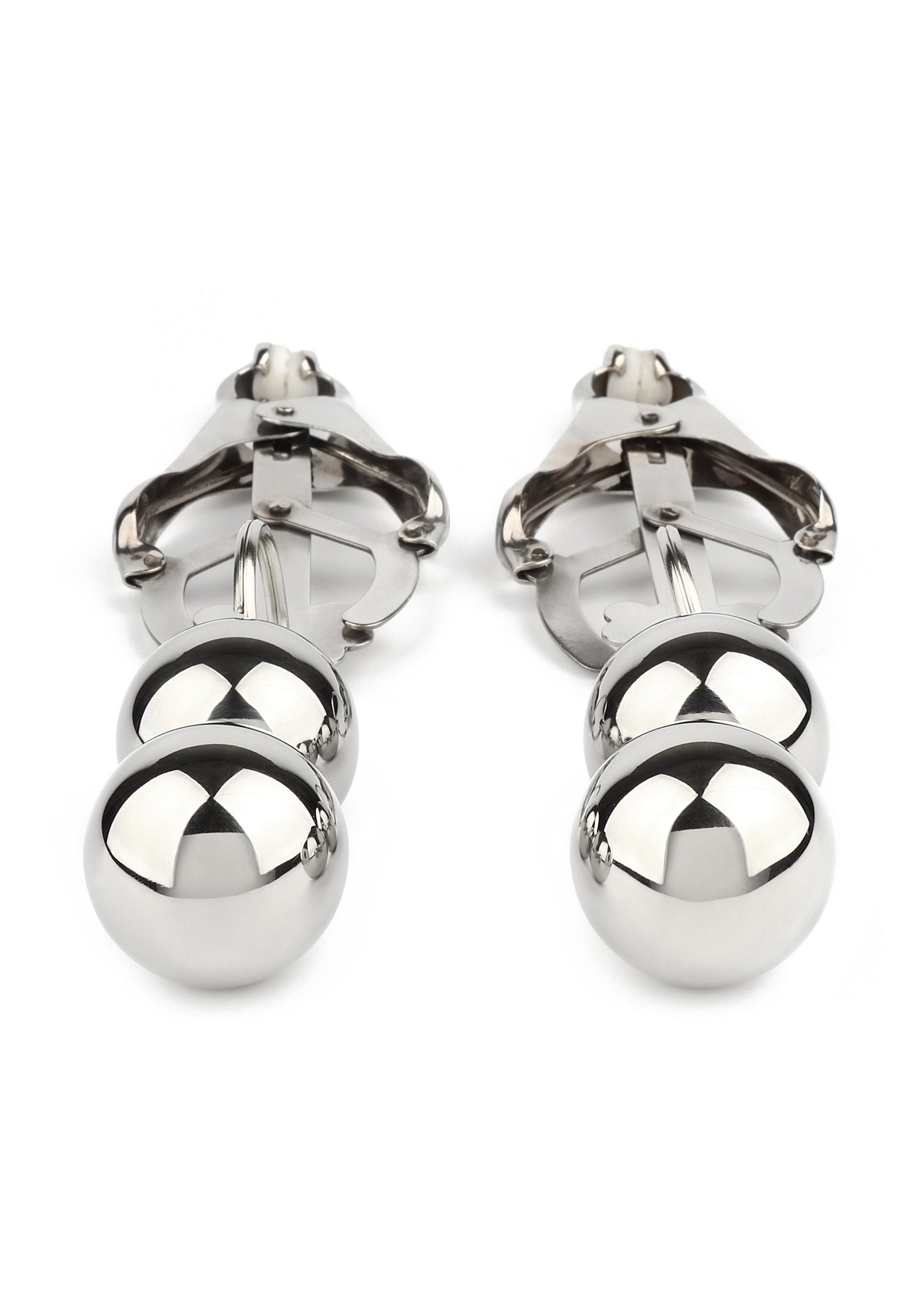 Mr. Steel Clover Nipple Clamps Weight SILVER - 3