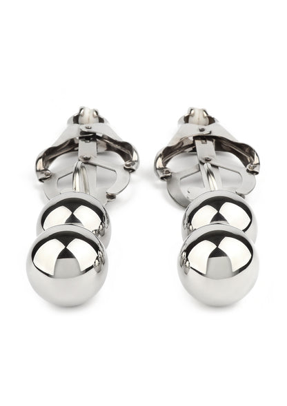 Mr. Steel Clover Nipple Clamps Weight SILVER - 3