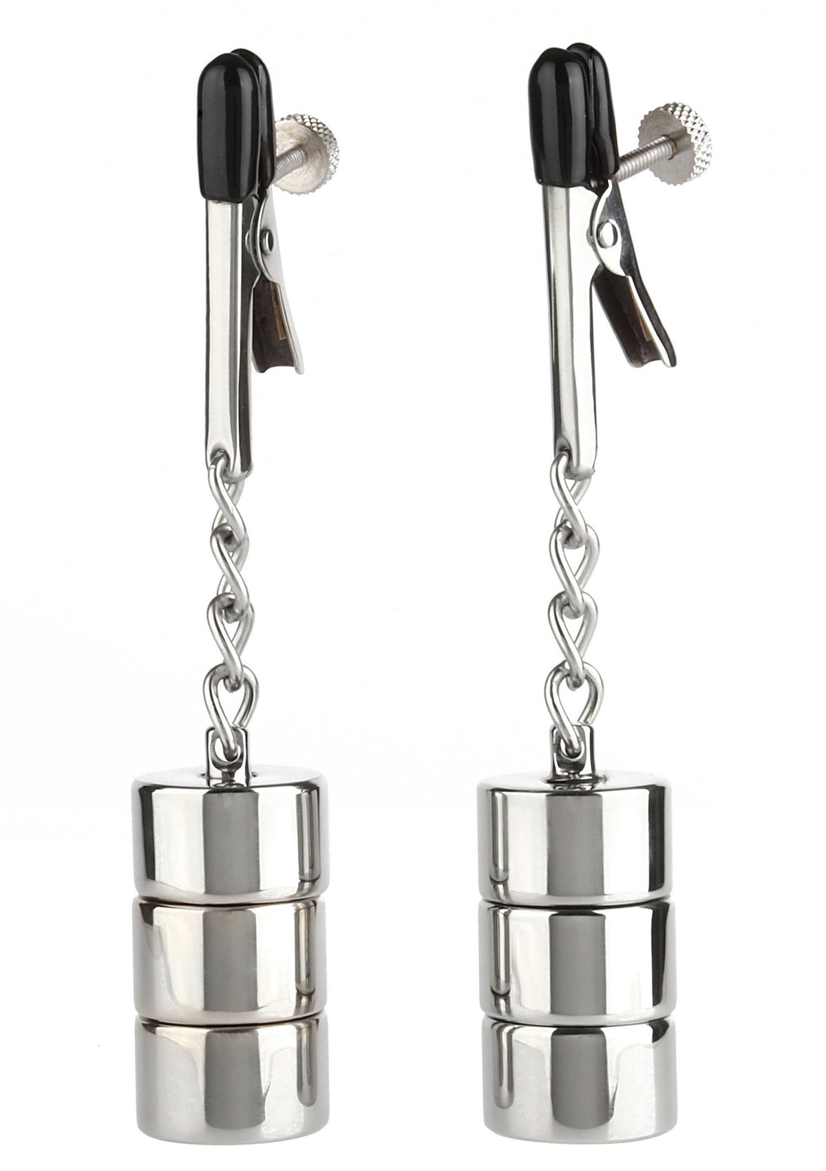 Aligator Nipple Clamps Weights SILVER - 3