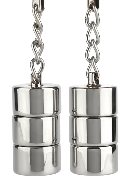 Aligator Nipple Clamps Weights SILVER - 4