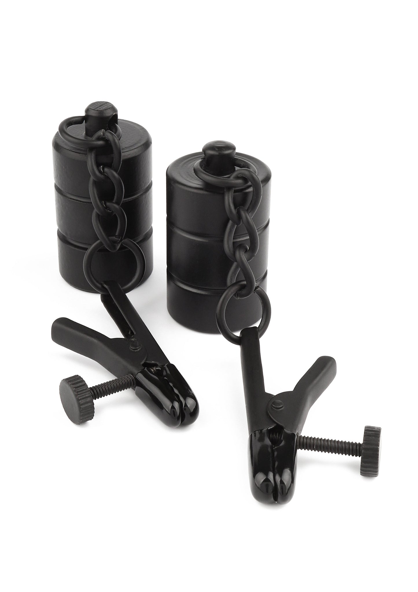 Mr. Steel Tingling Nipple Clamp Weight BLACK - 5