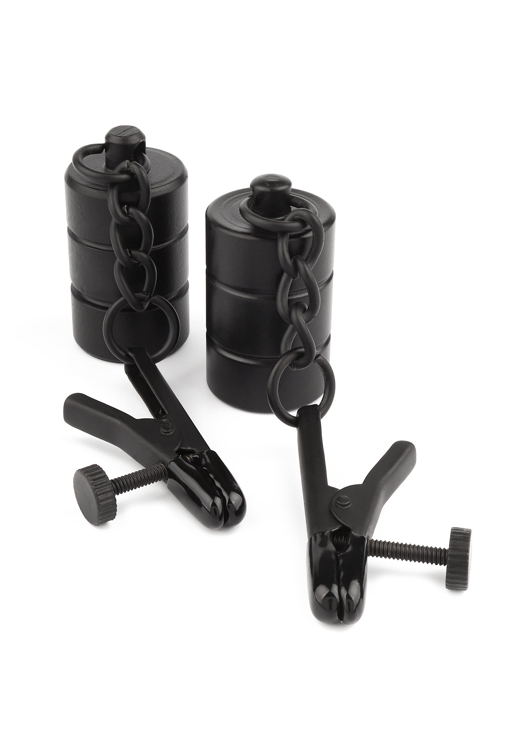 Mr. Steel Tingling Nipple Clamp Weight BLACK - 5