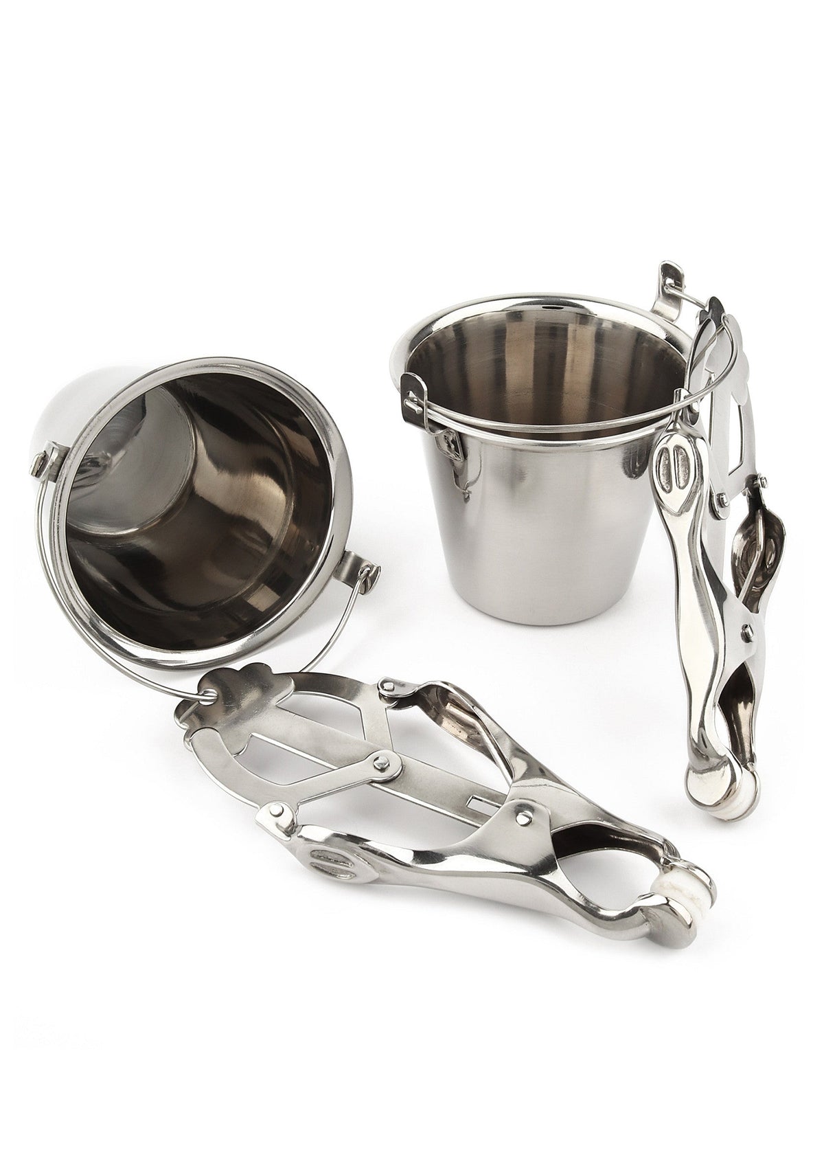 Nipple Clamps with Buckets SILVER - 4