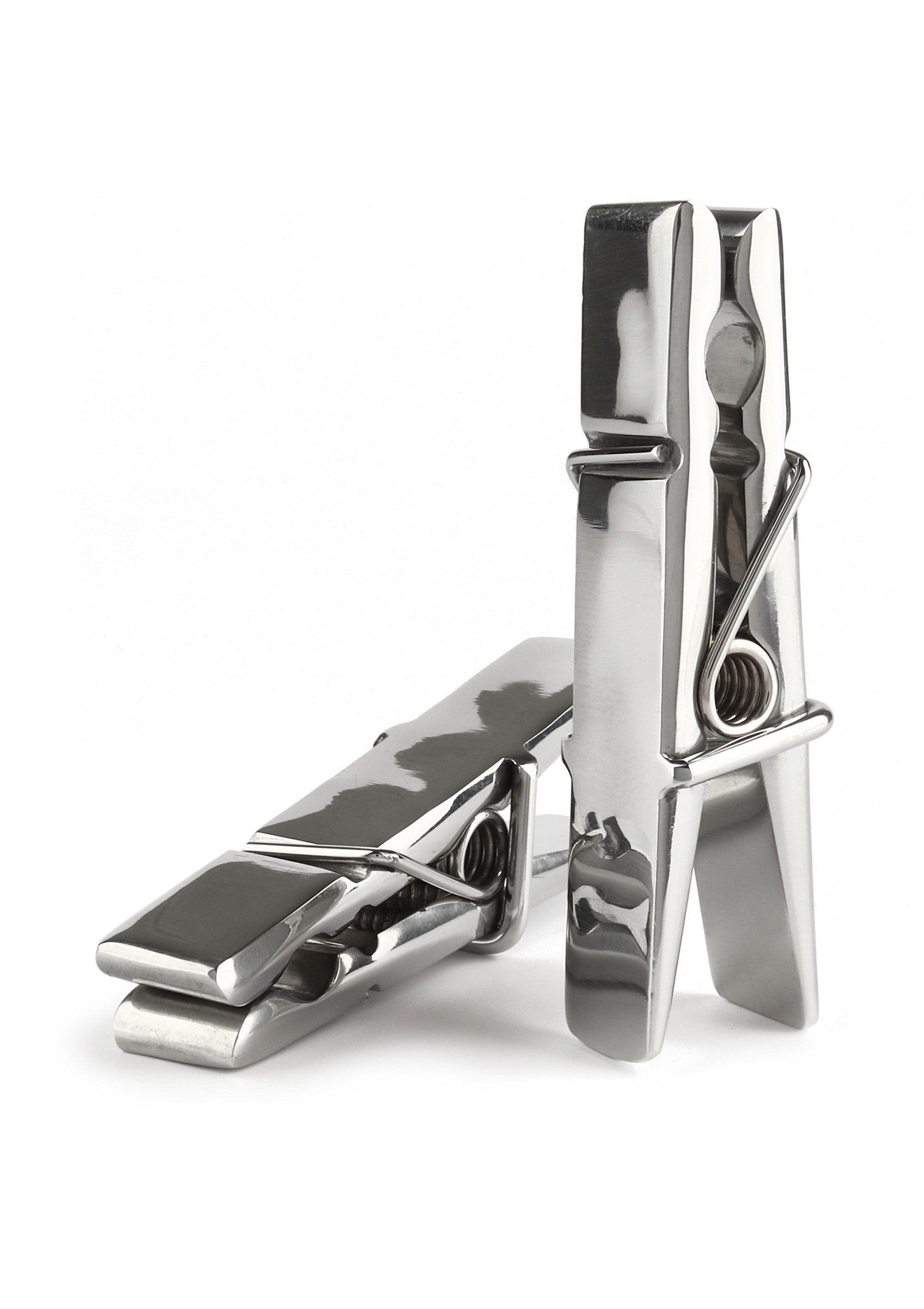 Mr. Steel Clothespins Nipple Clamps SILVER - 0