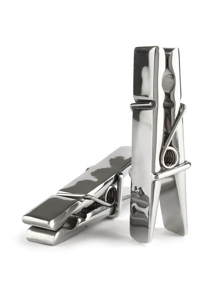 Mr. Steel Clothespins Nipple Clamps SILVER - 0