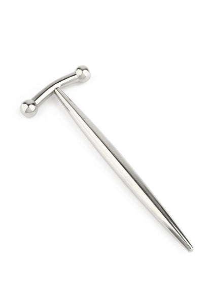 DickVader Round Tip Penis Plug SILVER - 1