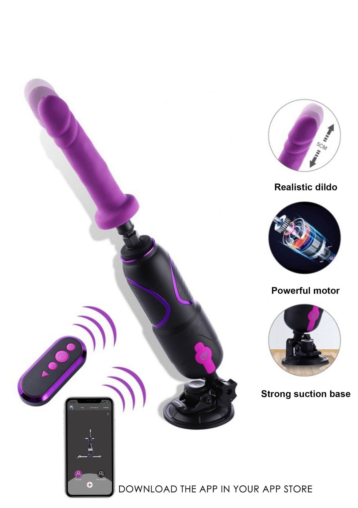 Premium Travel FuckMachine 2.0 PURPLE - 6