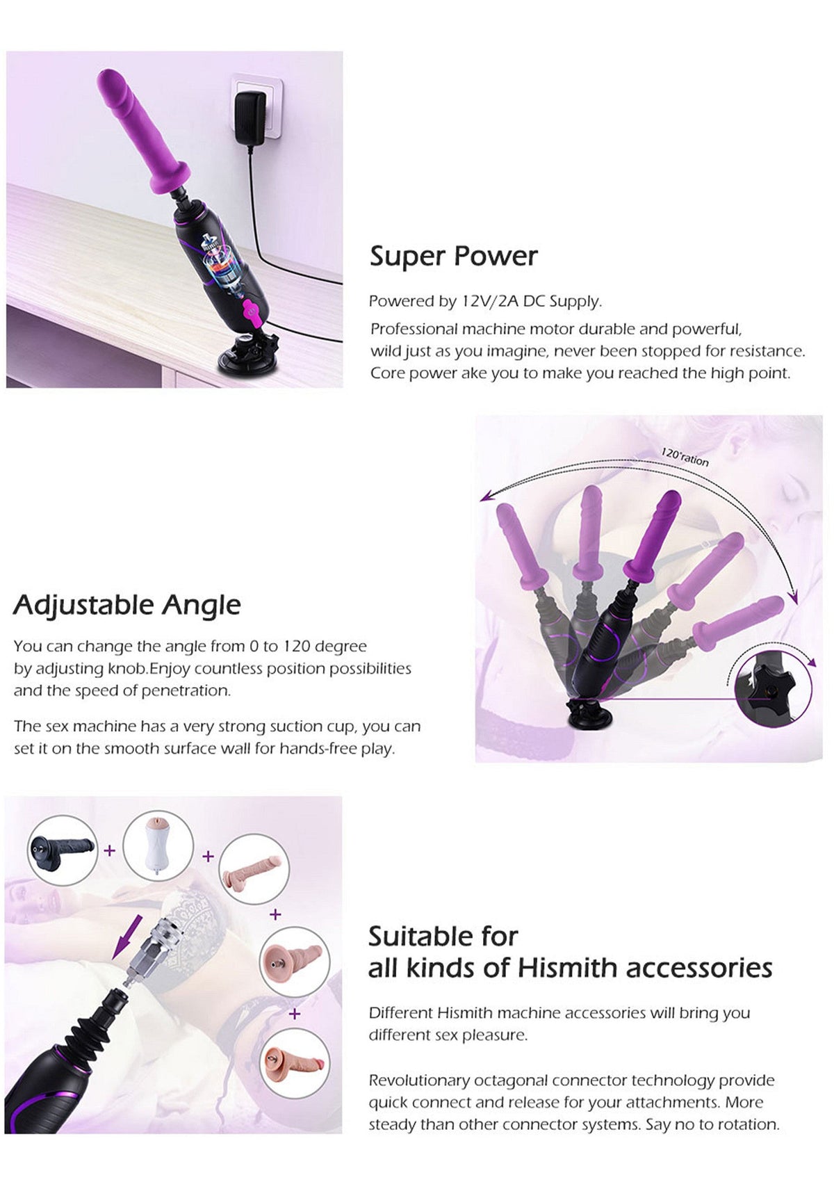 Premium Travel FuckMachine 2.0 PURPLE - 5
