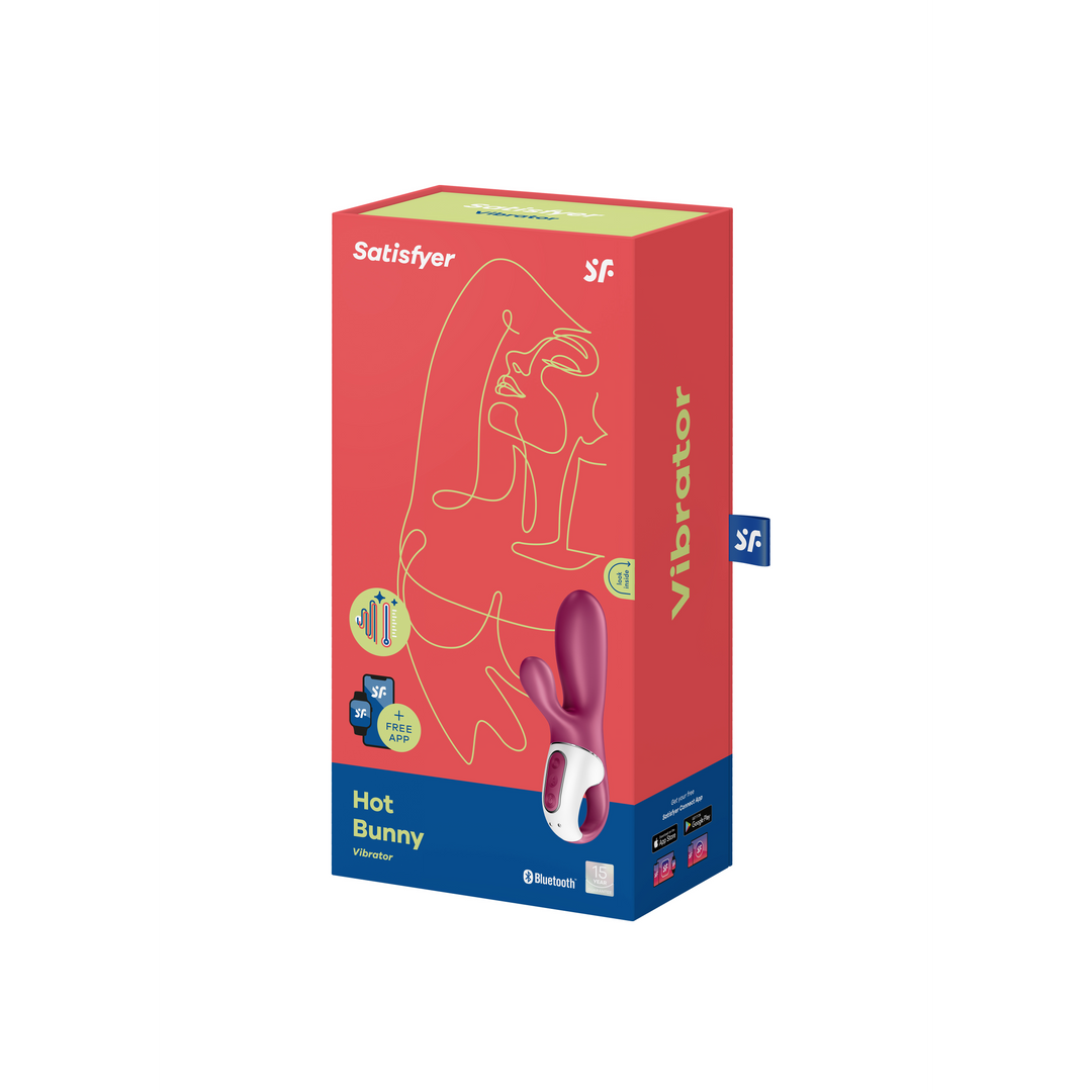 Hot Bunny - Verwarmende Konijnen Vibrator - Berry Violett - 2