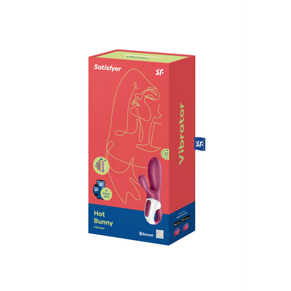 Hot Bunny - Verwarmende Konijnen Vibrator - Berry Violett - 2