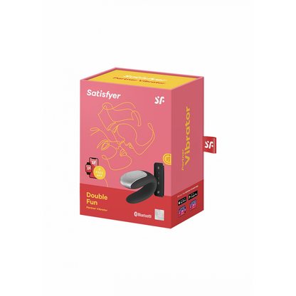 Dubbel Plezier - Partner Vibrator - Zwart Schwarz - 0