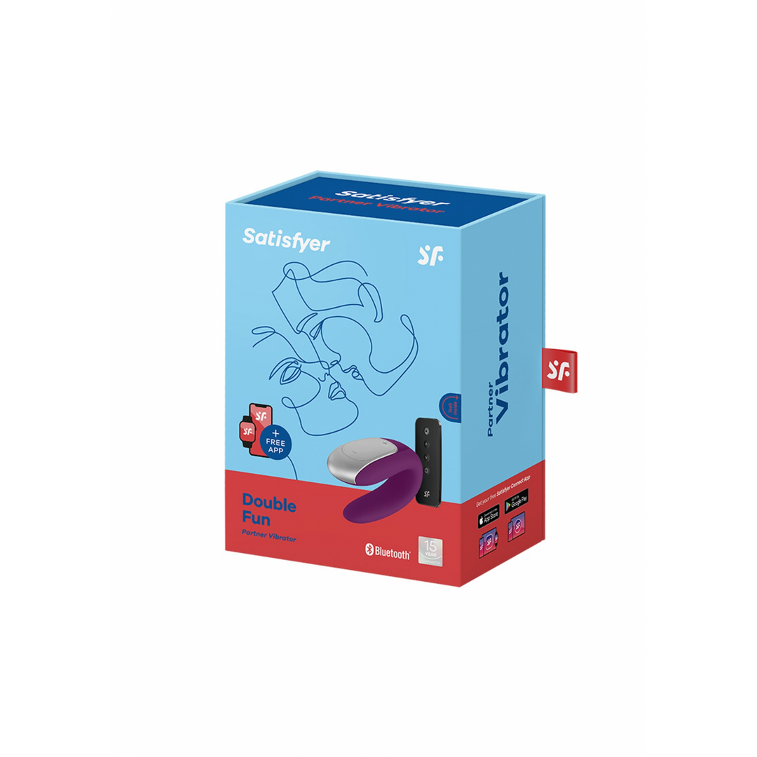 Dubbel Plezier - Partner Vibrator - Violet Violett - 1