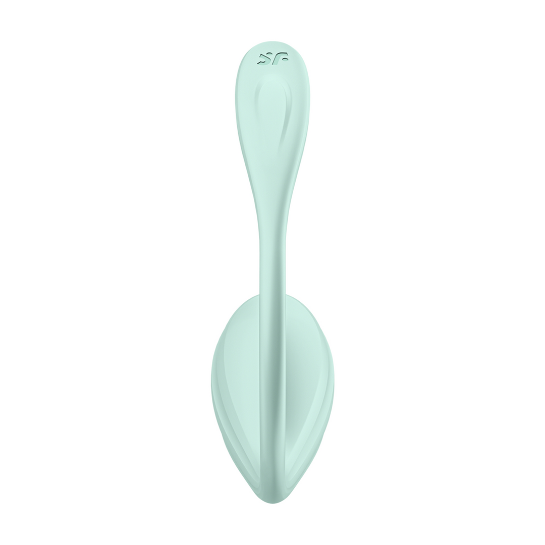 Smooth Petal Connect App - Draagbare Paar Vibrator - Mint Grün - 3
