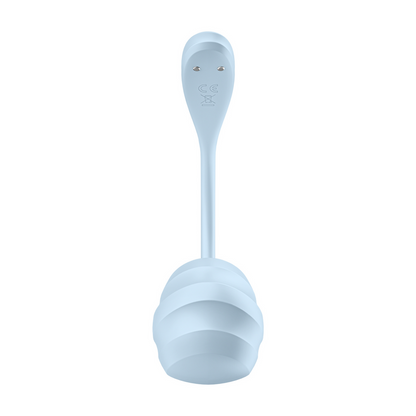 Glad Petal Connect App - Draagbare Koppel Vibrator - Lichtblauw Blau - 0