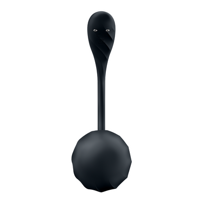 Ribbed Petal Connect App - Draagbare Koppel Vibrator - Zwart Schwarz - 4