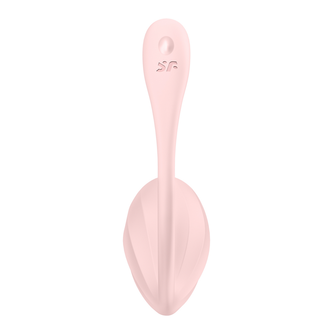 Ribbed Petal Connect App - Draagbare Koppel Vibrator - Roze Pink - 0