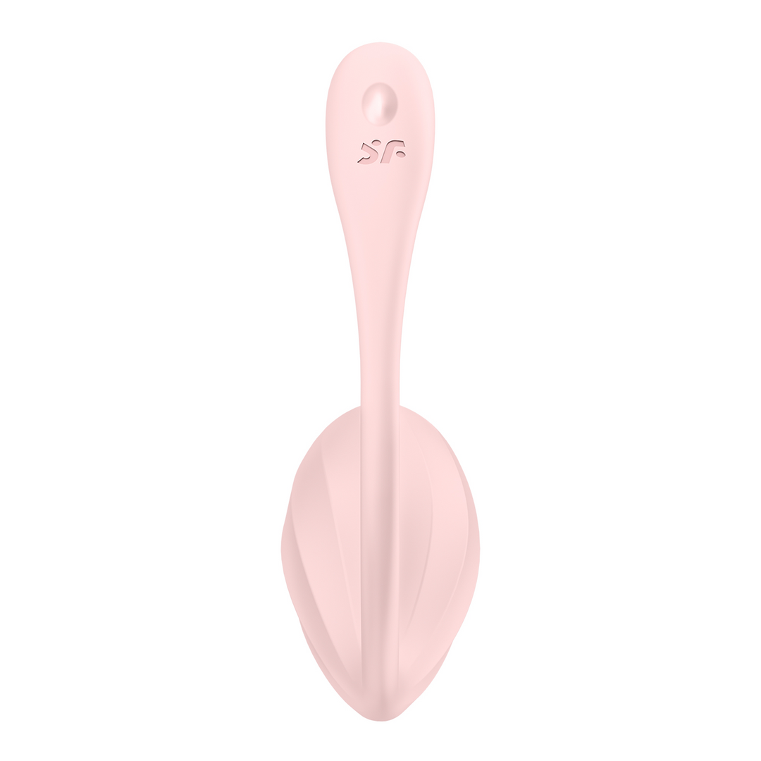 Ribbed Petal Connect App - Draagbare Koppel Vibrator - Roze Pink - 6