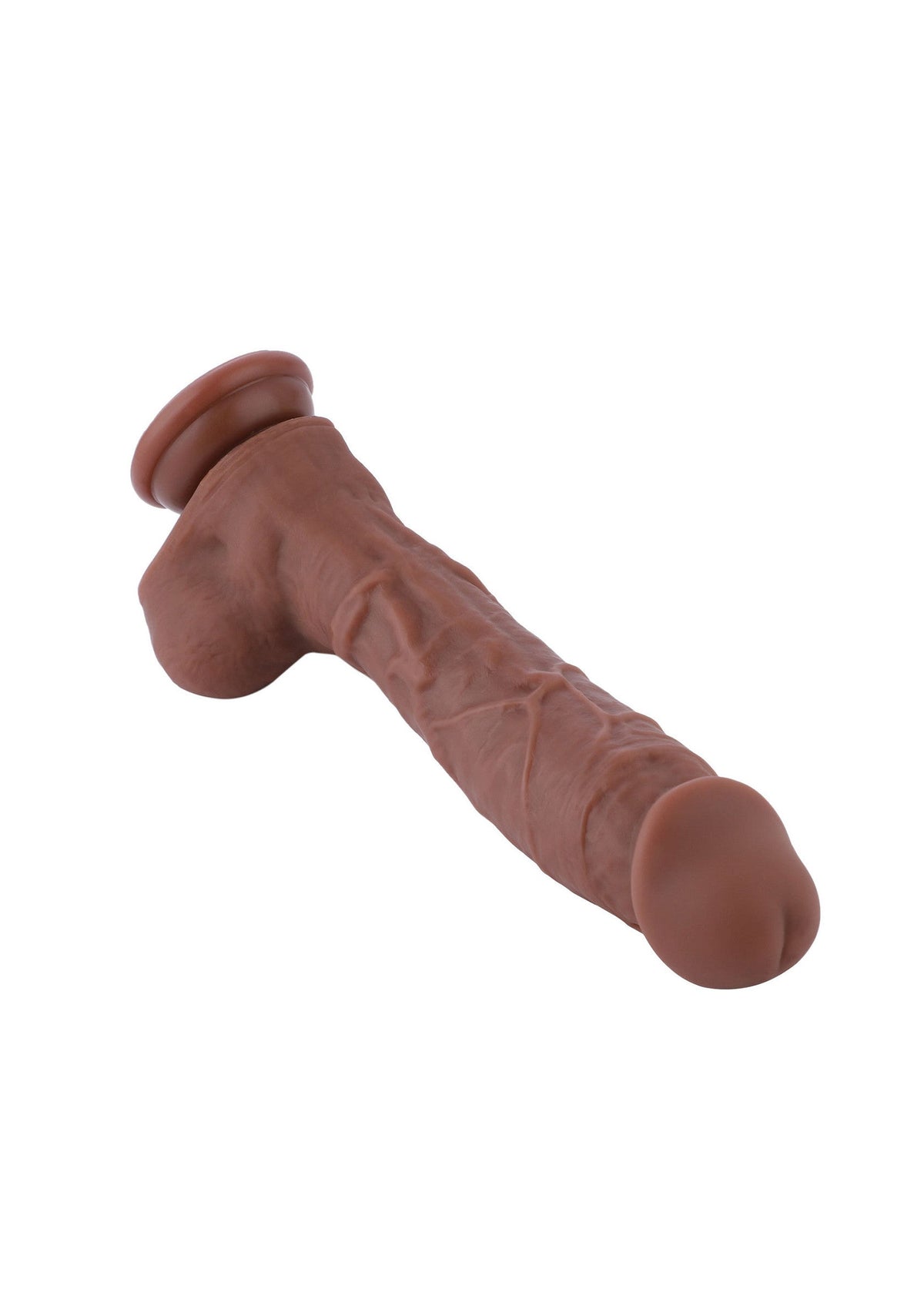Hismith KlicLok Dildo 23 cm BROWN - 6