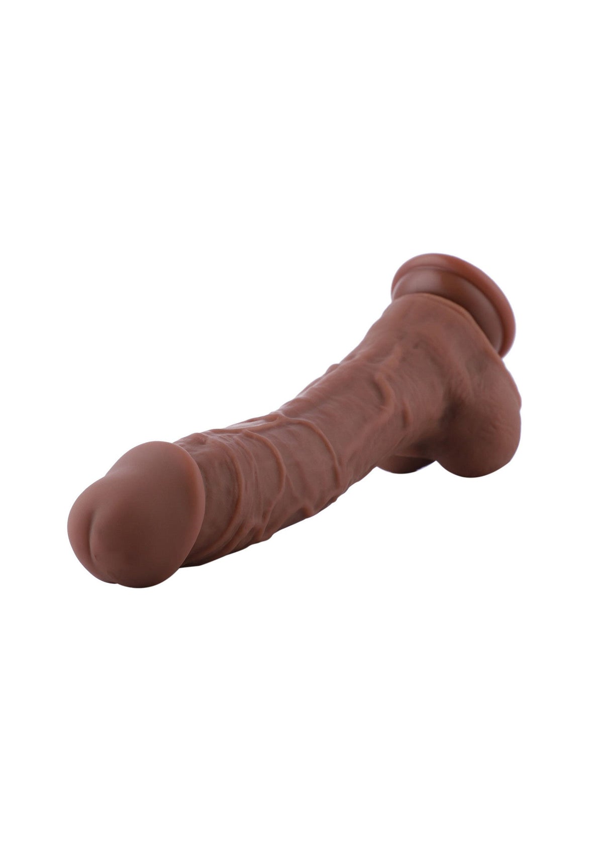 Hismith KlicLok Dildo 23 cm BROWN - 7