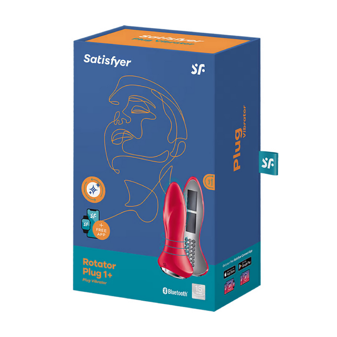 Rotar Plug 1Plus - Vibrerende Butt Plug met App - Rood Rot - 0