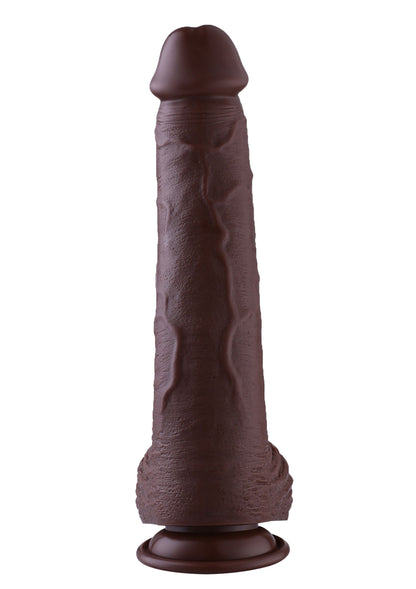 Hismith KlicLok Dildo 32 cm BROWN - 4
