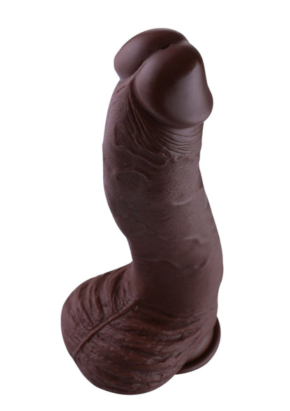 Hismith KlicLok Dildo 32 cm BROWN - 5