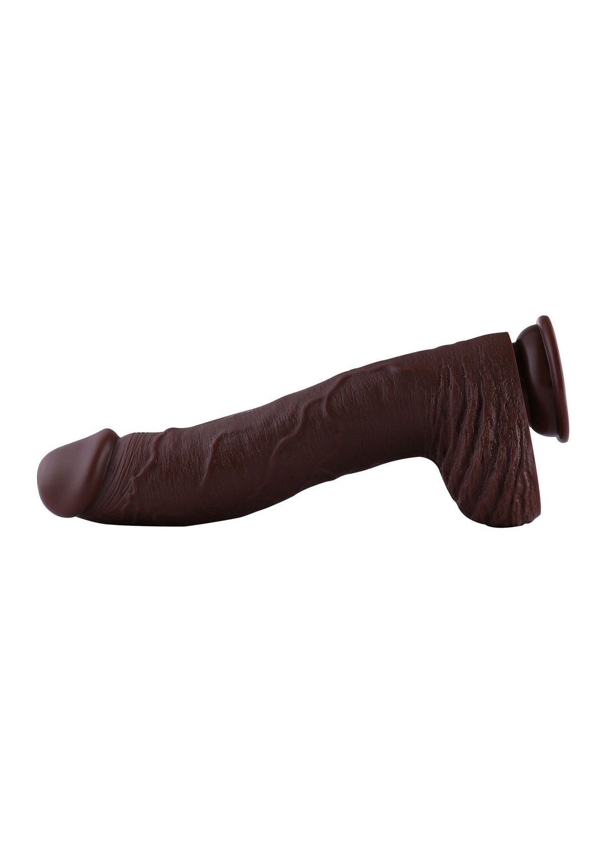 Hismith KlicLok Dildo 32 cm BROWN - 6