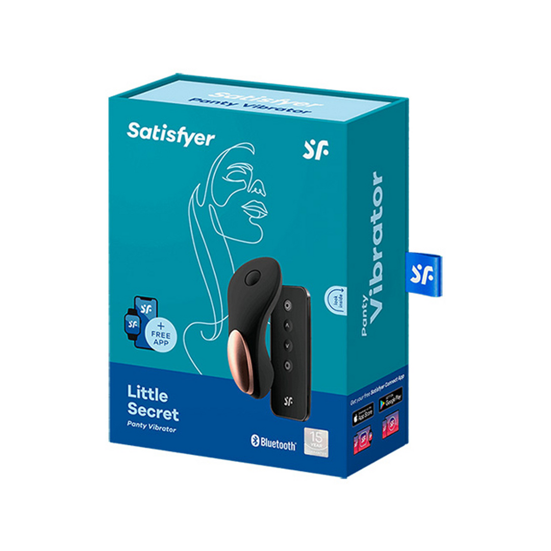 Little Secret - Panties Vibrator - Zwart Schwarz - 0