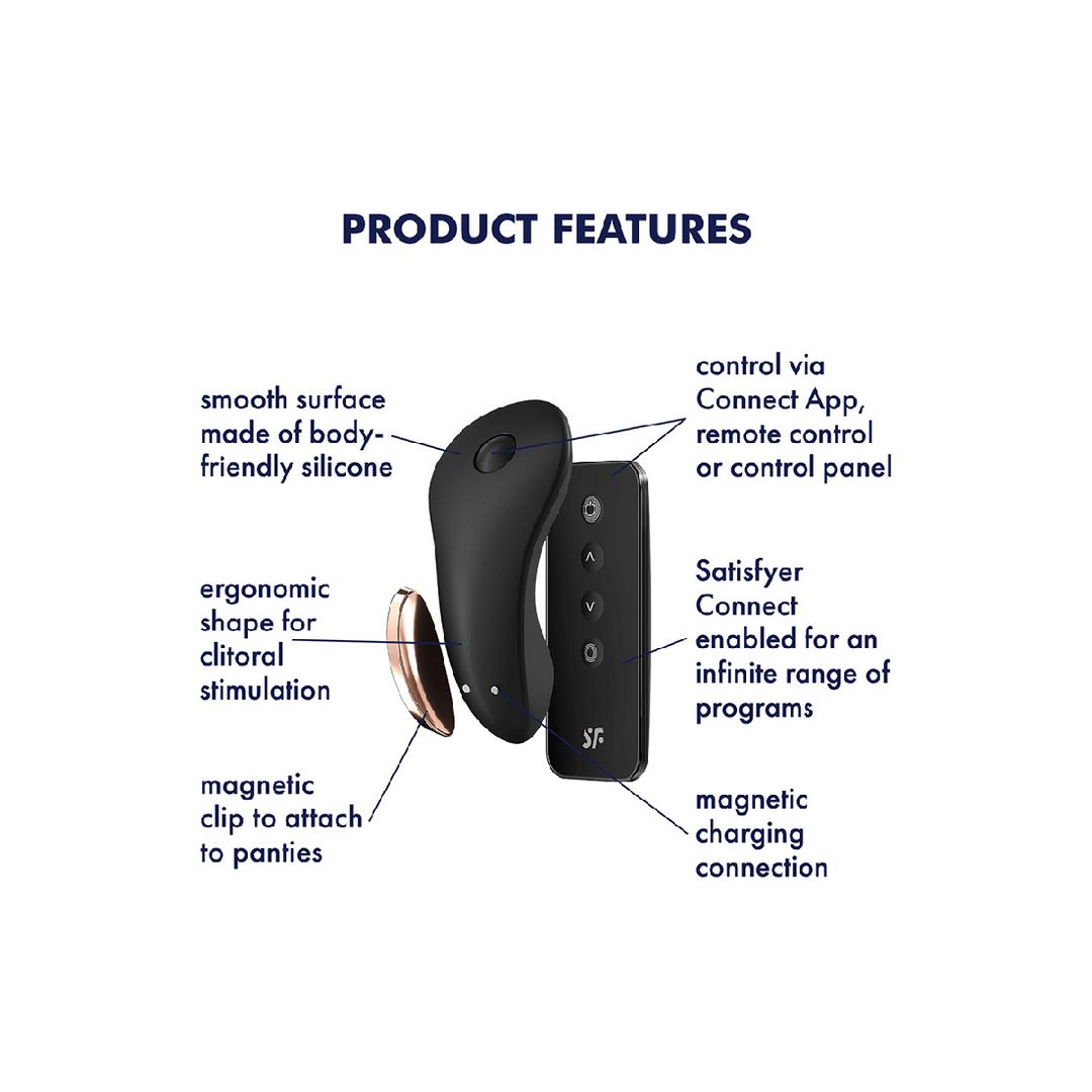 Little Secret - Panties Vibrator - Zwart Schwarz - 3