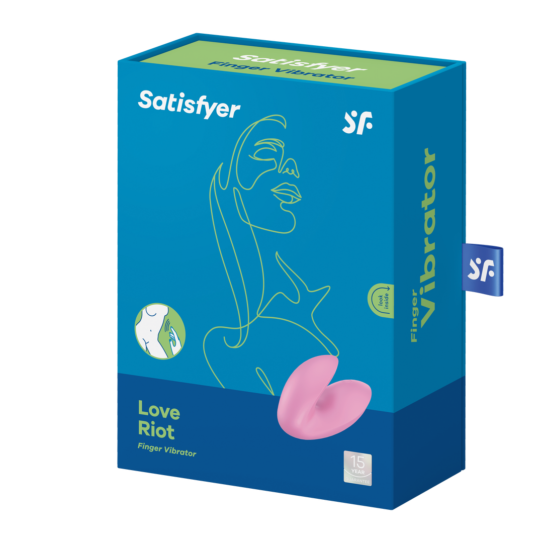 Love Riot - Vinger Vibrator - Roze Pink - 0
