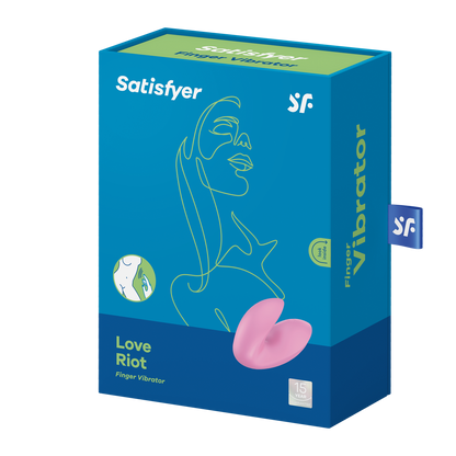 Love Riot - Vinger Vibrator - Roze Pink - 0