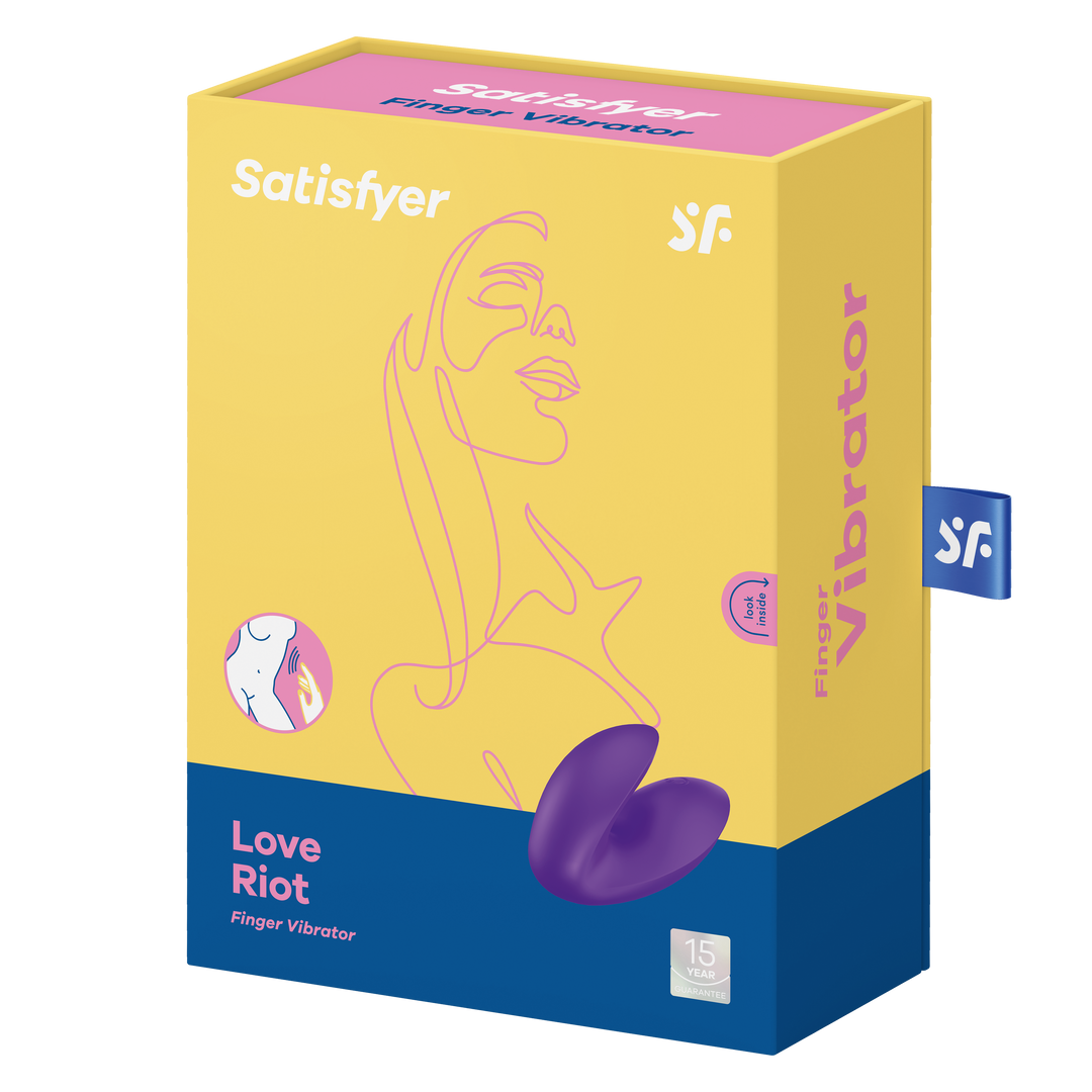 Love Riot - Vinger Vibrator - Paars Violett - 4