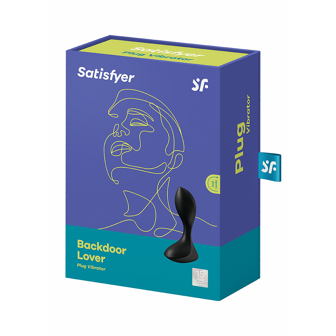 Backdoor Lover - Butt Plug Vibrator - Zwart Schwarz - 0