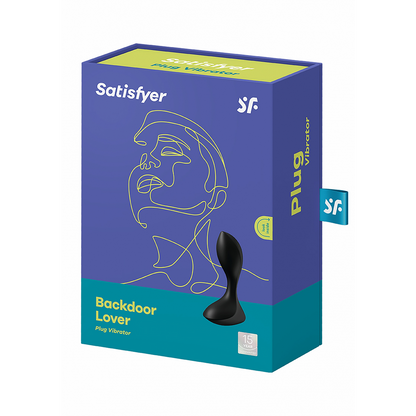 Backdoor Lover - Butt Plug Vibrator - Zwart Schwarz - 0