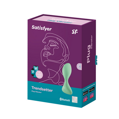 Trendsetter - Vibrerende Butt Plug - Lichtgroen Grün - 0