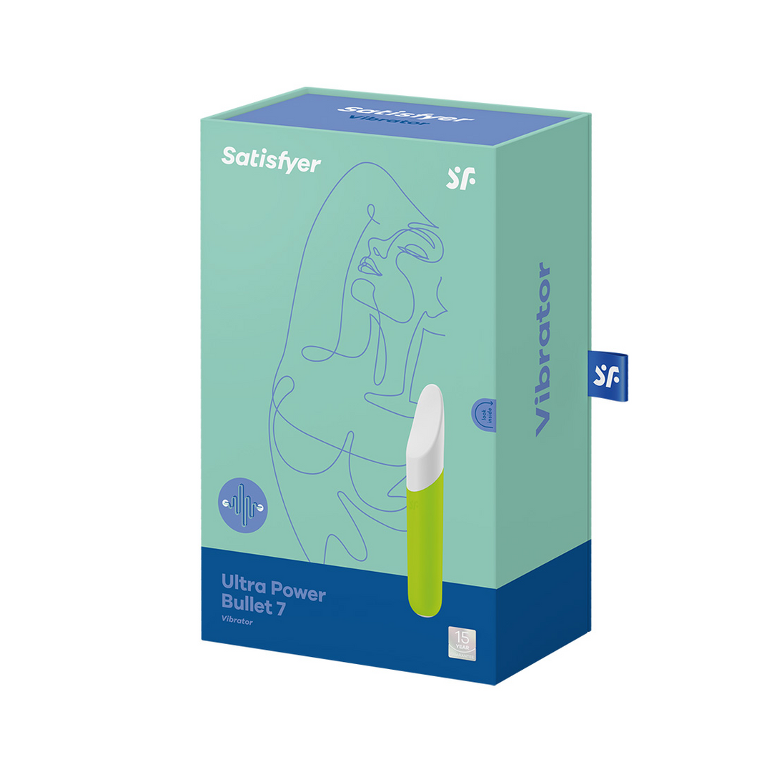 Ultra Power Bullet 7 - Vibrerende Bullet - Groen Grün - 1