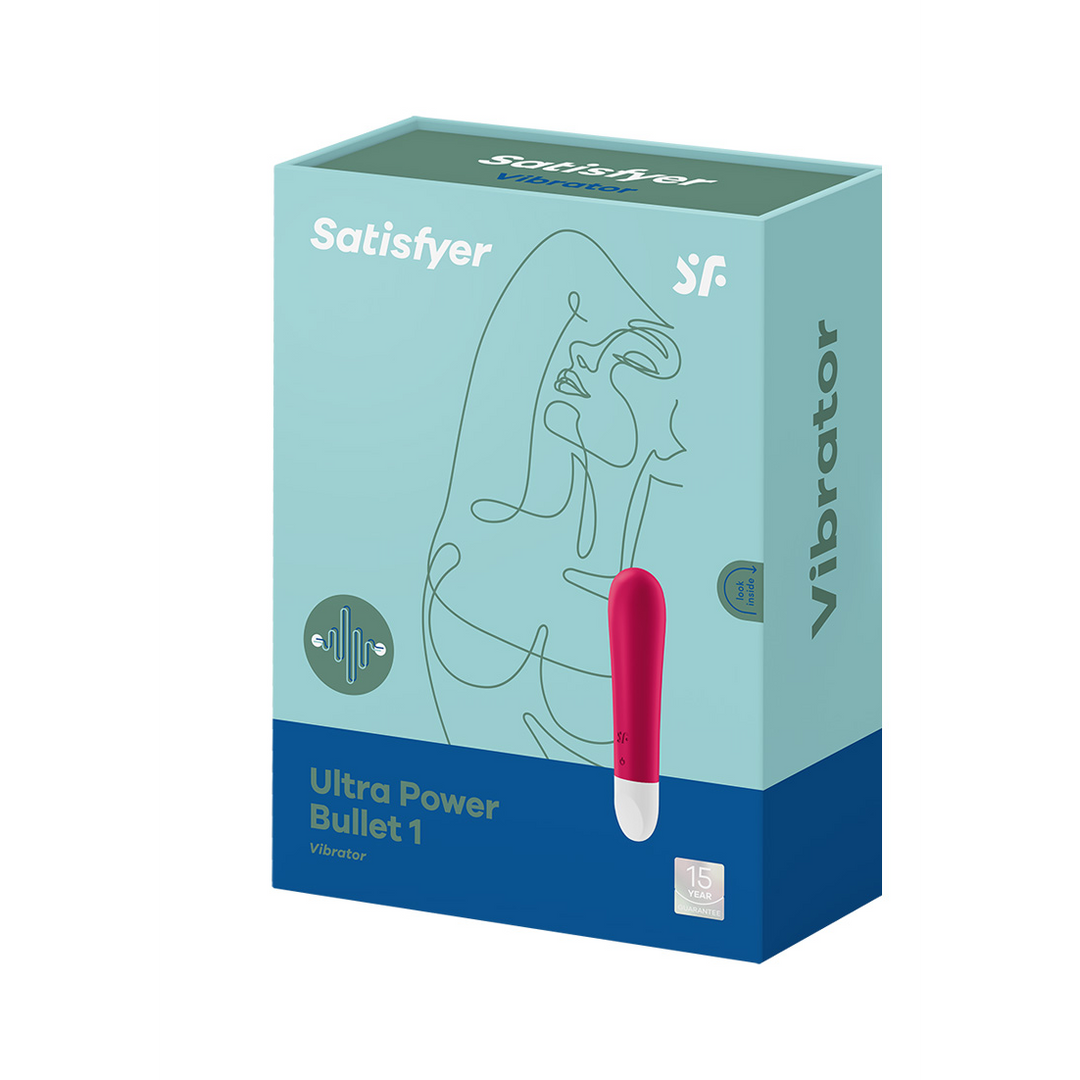 Ultra Power Bullet 1 - Vibrerende Bullet - Violet Rot - 1
