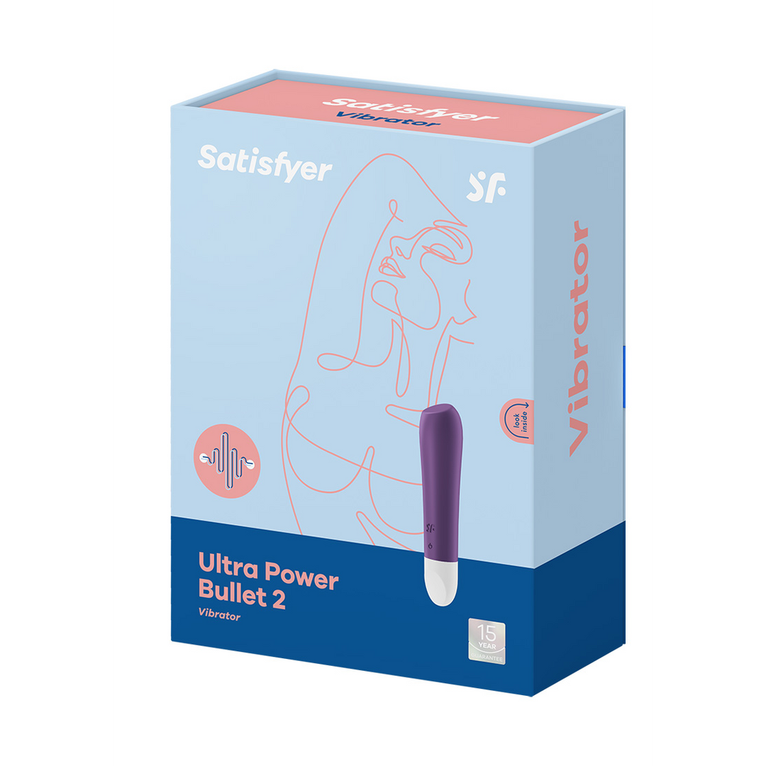 Ultra Power Bullet 2 - Vibrerende Bullet - Rood Violett - 1