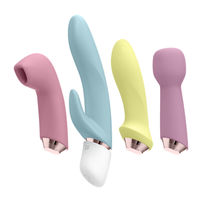 Marvelous Four - Vibrator met verschillende opzetstukken Multicolor - 4