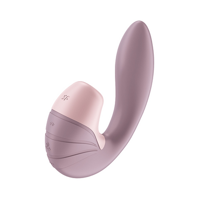 Supernova - Insertable Double Air Pulse Vibrator - Old Pink