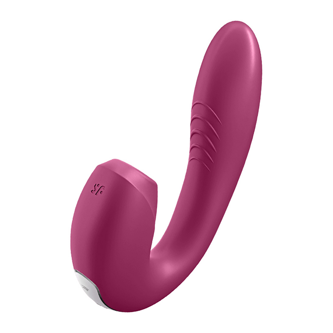 Sunray - Insteekbare Dubbele Luchtpuls Vibrator - Berry Violett - 2