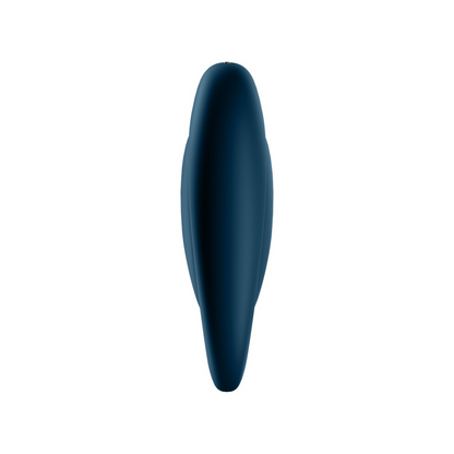 Glorious Duo Ring - Vibrerende Cockring met Dubbele Band - Donkerblauw Blau - 3