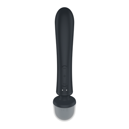 Triple Lover - Hybride Wand Vibrator - Grijs Grau - 0